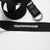 Unisex Fashion Hip-hop Canvas Popular Letters Pattern All-match Belts