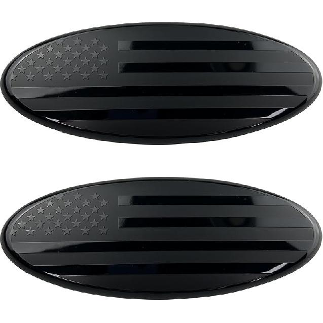 9 Inch Front Grill Rear Tailgate Emblem Fit For Ford 04-14 F150, 11-14 Edge, 11-16 Explorer, 06-11 Ranger, 07-14 Expedition (Pack Of 2)