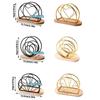 New Wood Base Iron Napkin Holder Modern Style Stable Countertop Napkin Organizer Paper Dispenser Rack Table Decoration