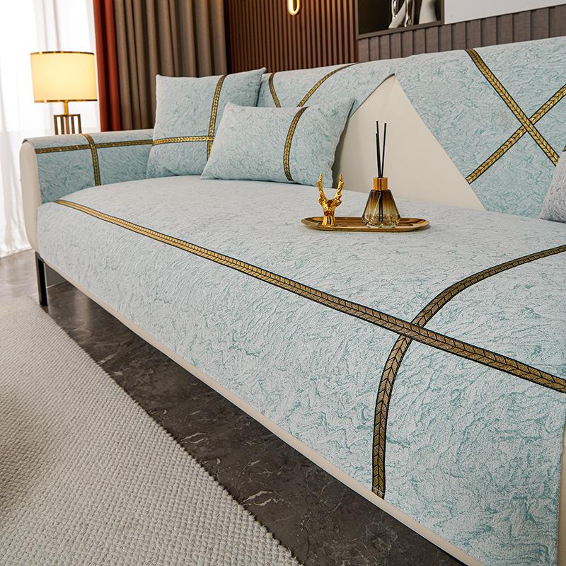 Nordic Flannel Sofa Covers for Living Room Anti-Slip Dustproof Sofa Covers Universal Bohemian Sofas Funda Sofa Cushion