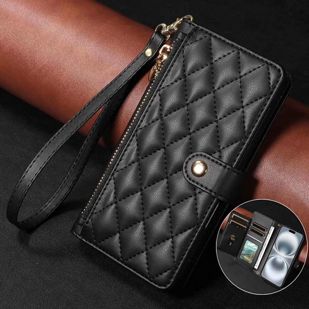 Flip Case For Samsung Galaxy A56 A36 A26 A16 A06 A57 A37 A17 A07 5G 4G Zipper Leather Wallet Funda For Galaxy A56 A 36 17 Cover