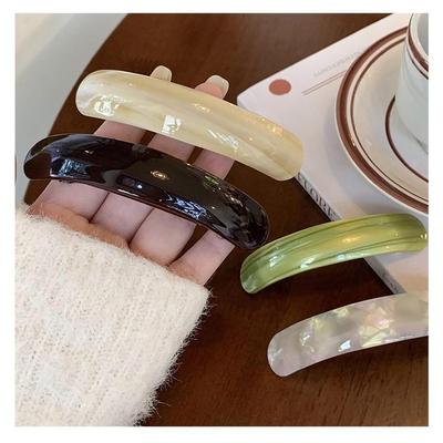 Vielseitige große Haarspange mit Feder für Frauen - Elegantes Hinterkopf-Kopfschmuck