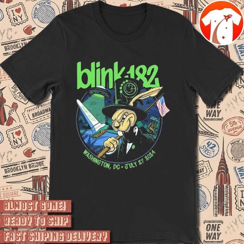

New Blink182 Tour 2024 Washington DC Shirt S5XL Unisex T-Shirt XXXL