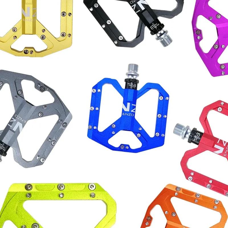 New Ultra-light Mountain Bike Pedals CNC Aluminum Alloy Polished 3 Bearing Pedals Anti-slip Bicycle Pedals
