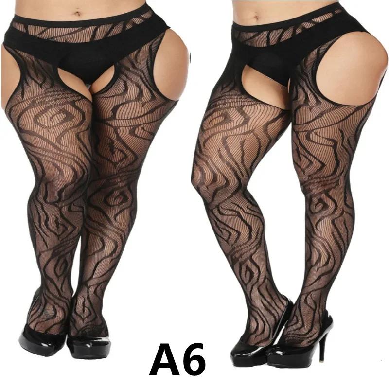 Elastic Plus Size Girls Over The Knee Thigh High Sexy Black Lace Top Silicone Anti Slip Stockings Socks For Women Xl 3Xl 4Xl 5Xl