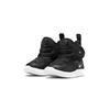 Nike Novice Comfortable Slip Resistant Cushioning Abrasion Resistant Thermal High top Toddler Shoes Black Silver AV8338-005