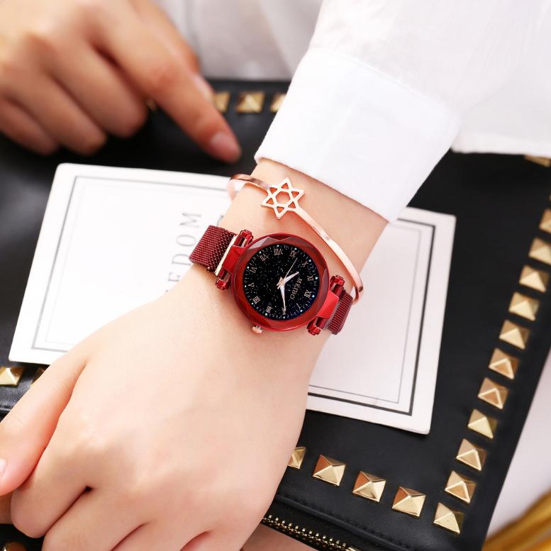 Star Watch, Lazy Milan With Magnet Watch, Watch Lady