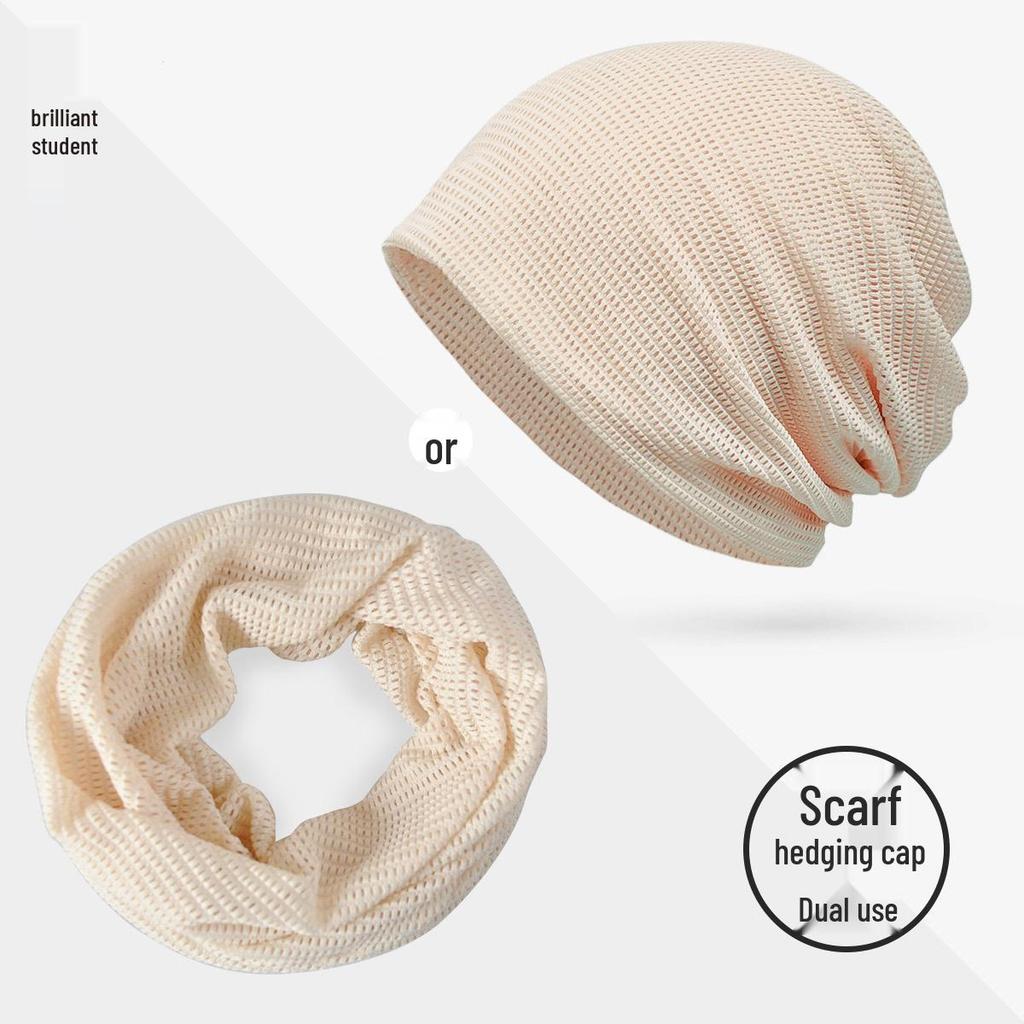 Unisex Brimless Mesh Pullover Hat for Spring/Summer - Cool, Soft & Breathable Japanese/Korean Style