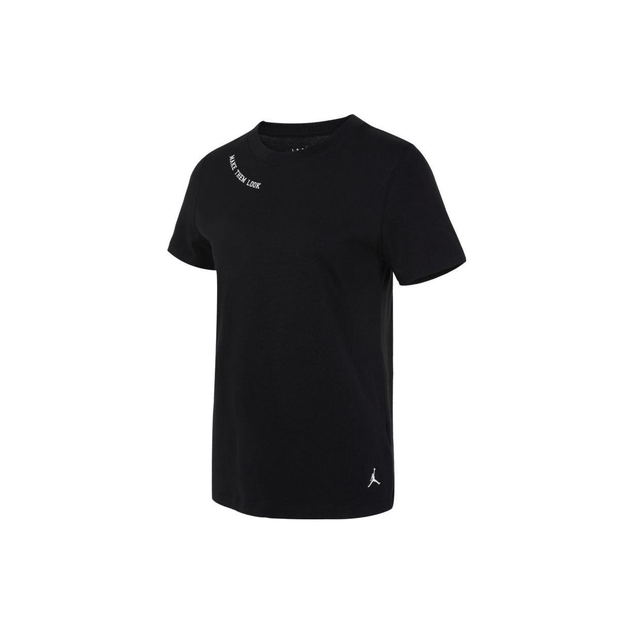 

Новые женские черные футболки Jordan FD0103-010 S