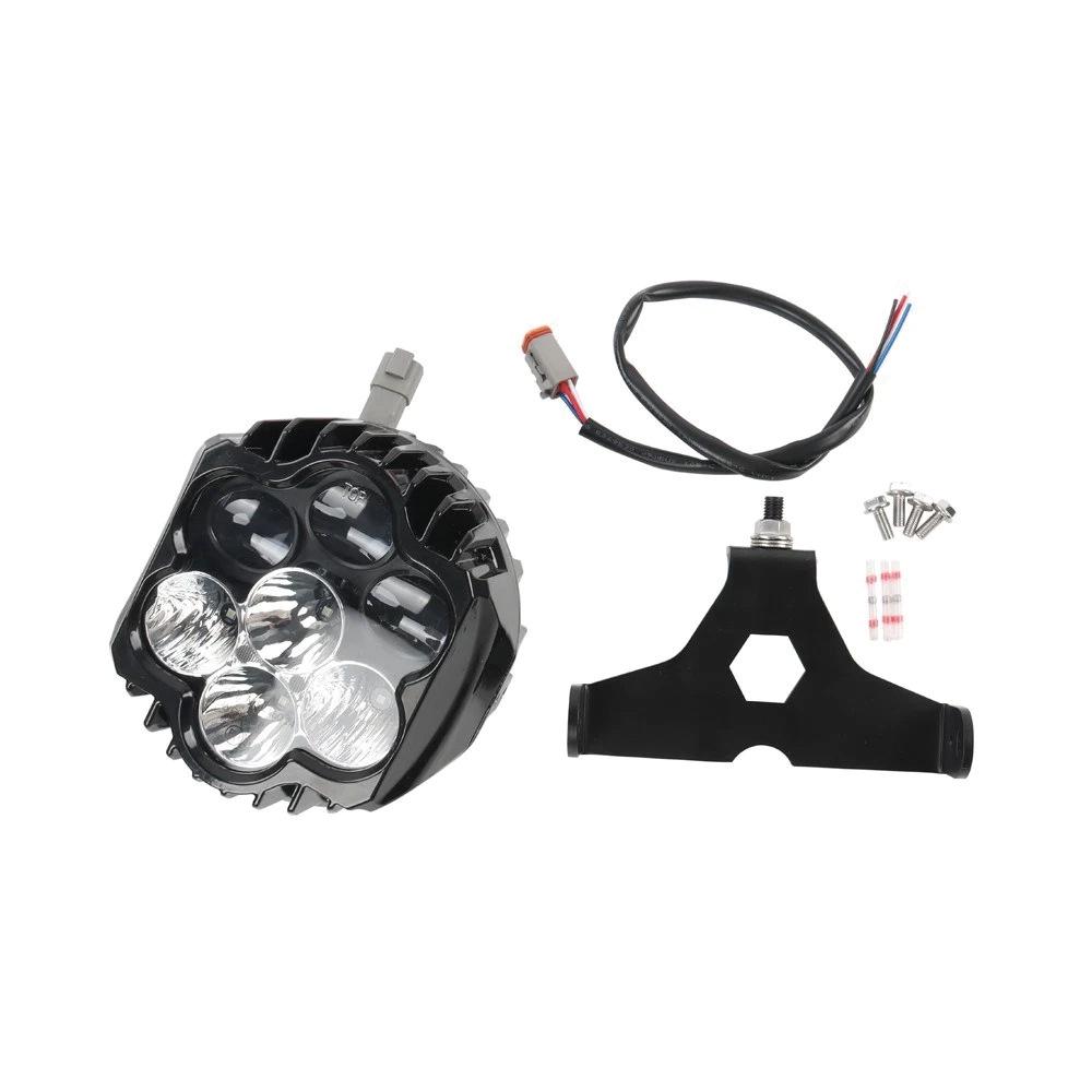 

High-Brightness Shark Headlight for Harley Sportster XL883/XL1200 чёрный