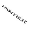 Matte Black 3D Trunk Letter Badges Stickers for -2025 Frontier High-Quality