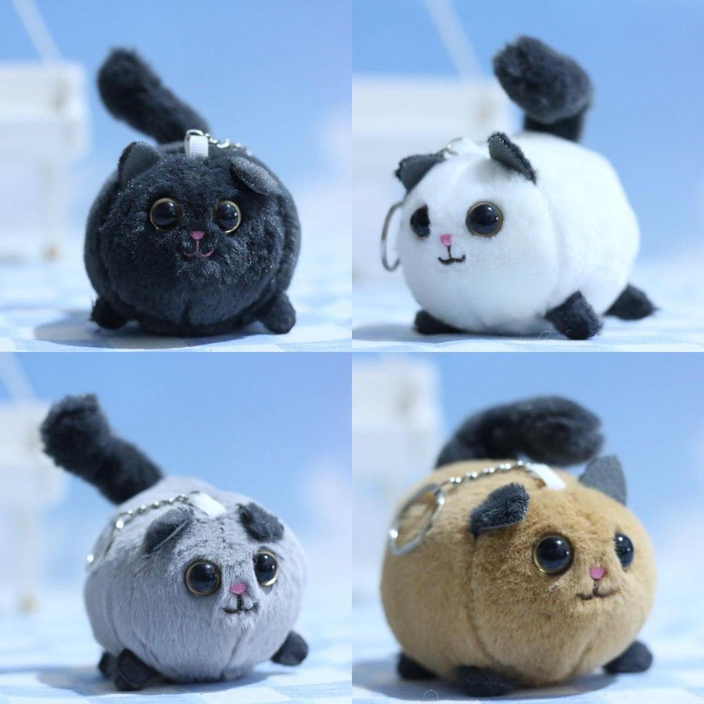Plush Cat Cartoon Bag Charm Cuddly Doll Keychain Ideal Gift For Cat Lovers