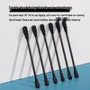 Black Spiral Cotton Swab Ear Pick for Ear Cleaning