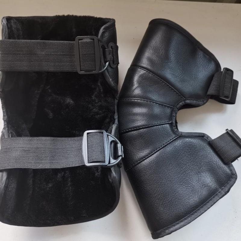 Electric Motorcycle Knee Pads - Warm, Windproof & Waterproof for Fall/Winter Riding