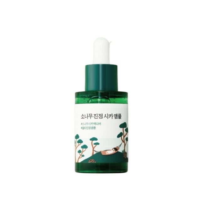Round Lab Pine Tree Cica Calming Ampoule 30ml – Soothing & Redness Relief Serum 30ml