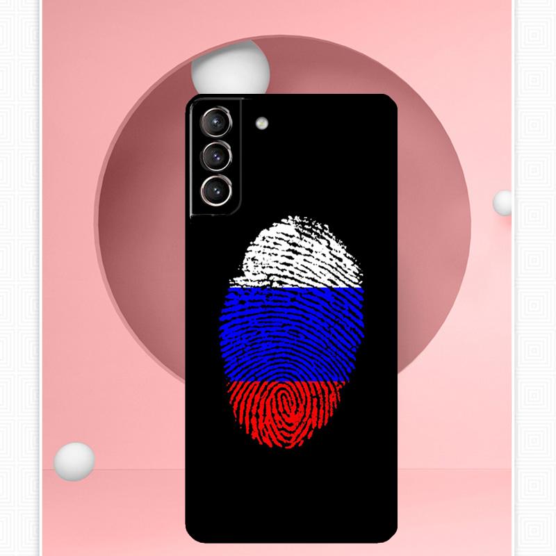 Russia Russian Flag Case For Samsung Galaxy S25 Ultra S25 FE S20 S21 S22 S23 Plus S9 S10 S24 Ultra Cover Funda
