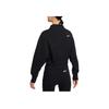 Nike Sportswear Collection Logo Half High Neck Short Casual Sweatshirt Women sweatshirt Black FB8753-010