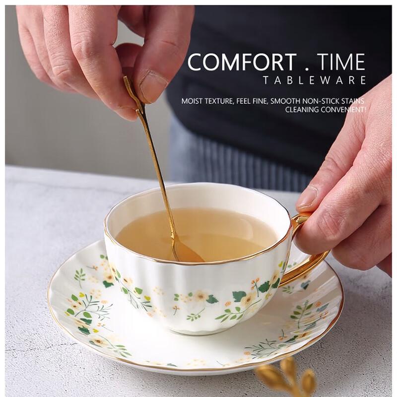 Junshenshi MY Pumpkin Flower Ceramic Tea Set