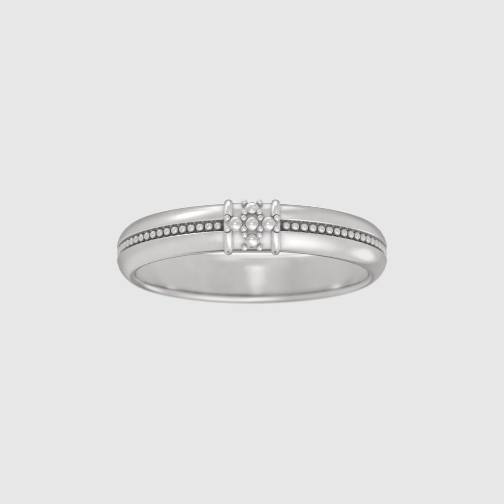 Musee.Art Saint Cubic Couple Rings (Men'S) (Type A)