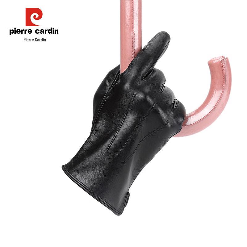 Pierre Cardin Women's Goatskin Touchscreen Winter Gloves