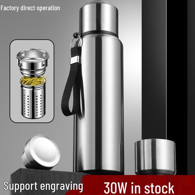 316 Stainless Steel Insulated Travel Flask - Large Capacity & Portable for Outdoor Use