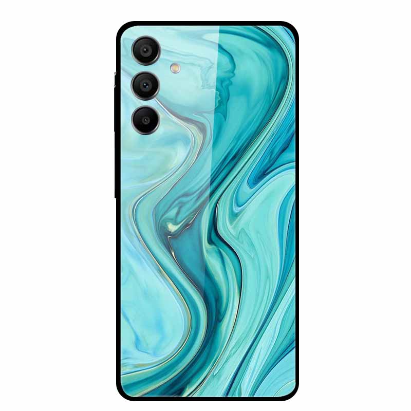 For Samsung Galaxy A16 5G Tempered Glass Case Back Cover Hard Phone Cases for SamsungA16 6.7" Fundas Fashion Protector New Coque