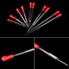 2Pcs Rubber Head Glass Pipettes Dropper Lab Glassware Tool For Veterinary Test