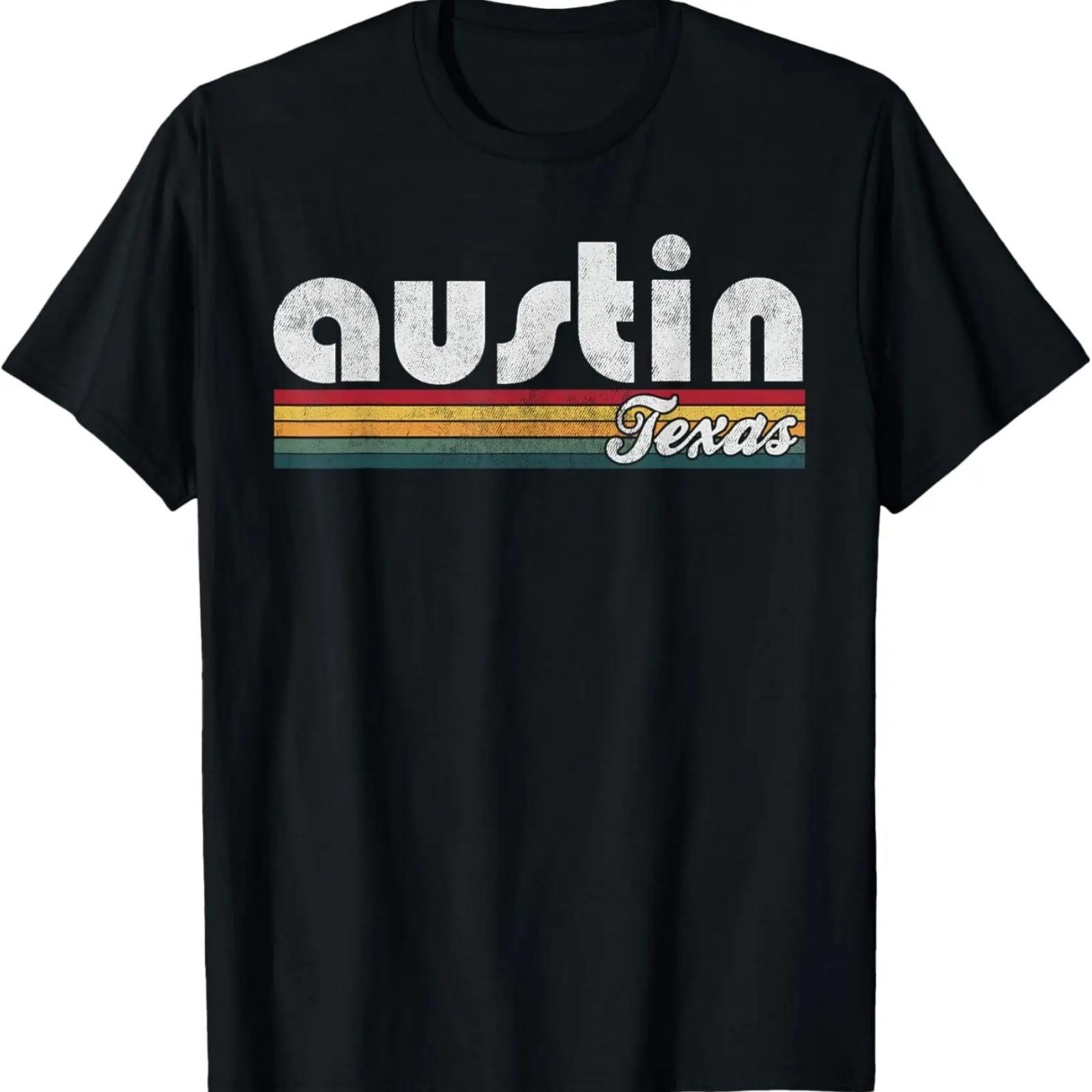 Austin Texas Vintage 70 s 80 s Retro Style Men Women S