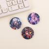 Genshin Impact Tinplate Brooch Set: Keqing, Xiao, Hu Tao, Klee, Kazuha - Cute Character Button Pendant Collection