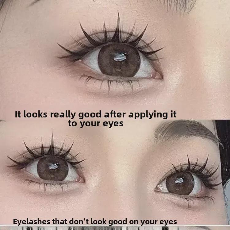 Yue Jiao Niang Sunflower Fox Series Natural Black Stem Eyelashes: Thick & Thin Beginner-Friendly Photogenic Lashes