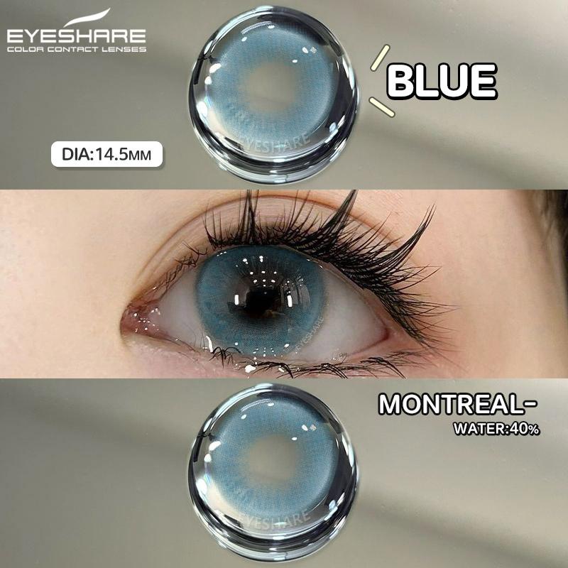 Eyeshare 1 Paar graue Farbige Kontaktlinsen natürliche Braune Linsen Puppenauge Blaue Kontakte Jährliche Schöne Make-up Augen Kontaktlinsen