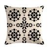Geometric Design Cushion Cover Printed Linen Cushion Pillowcase Sofa Bedroom Children'S Room Home Decoration 45X45Cm