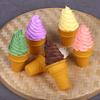 Chocolate Cream Crispy Cone Dessert Toy Photo Prop