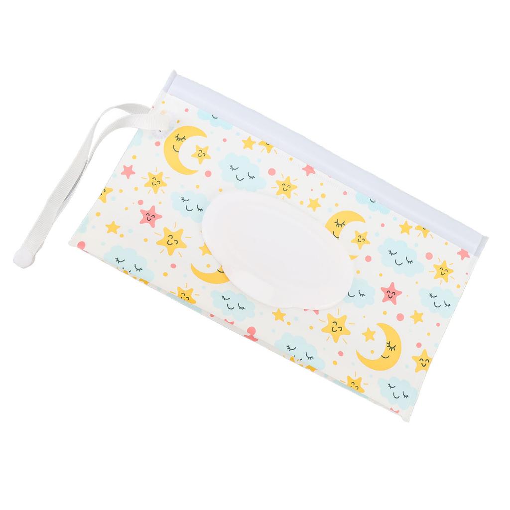 Baby Feuchttücher Beutel Tragbare Feuchttuchspender Tasche Reise Baby Feuchttuchbehälter mit Deckel und Reißverschlüssen Für Zuhause Reisen Einkaufen