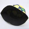 Sun Protection Bucket Hat Beach Leaf Lemon Printing Sunshade Cap Fisherman Hat  for Men Women