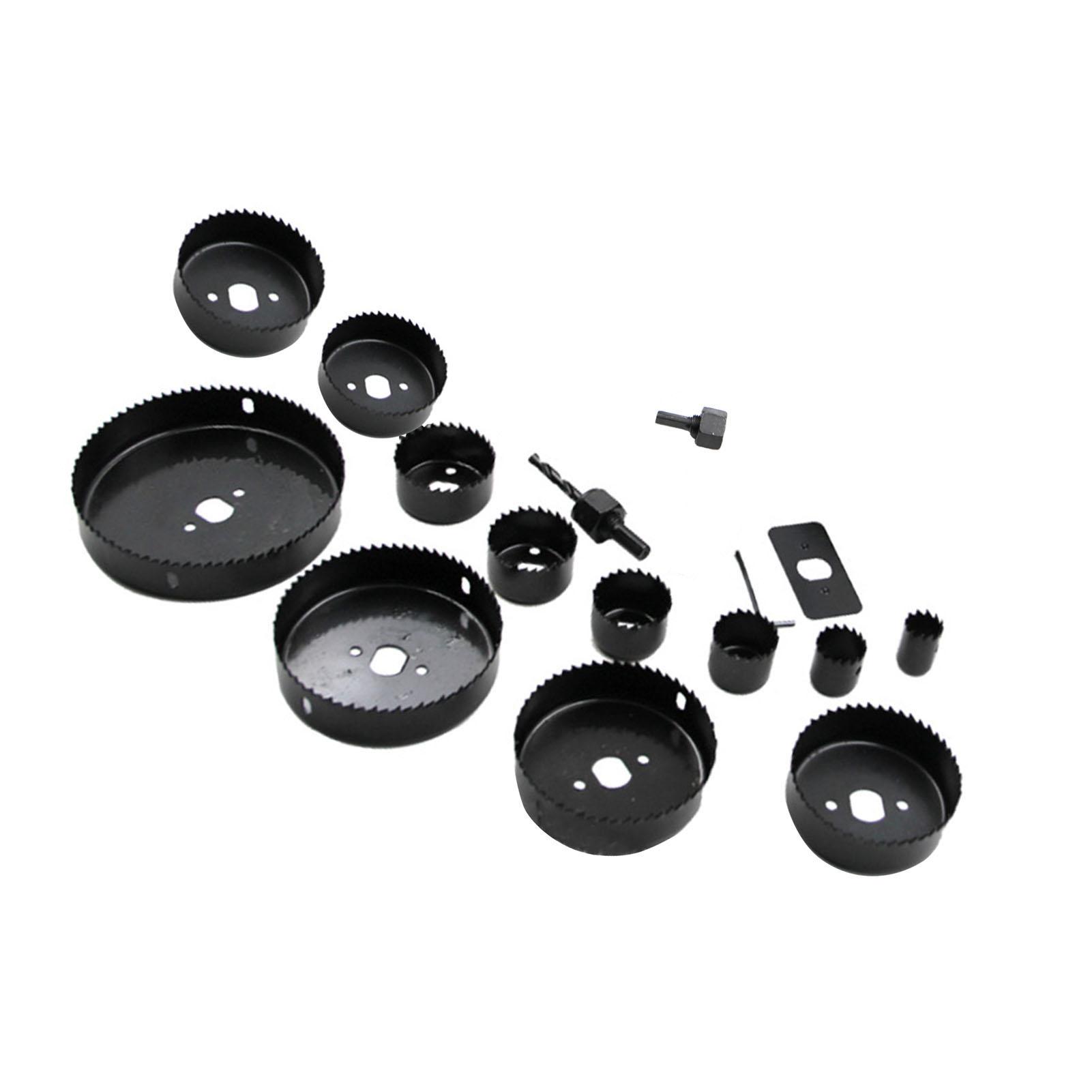 

Набор из 16 шт. кольцевых пил из углеродистой стали, износостойкий, точный, эффективный, для деревообработки