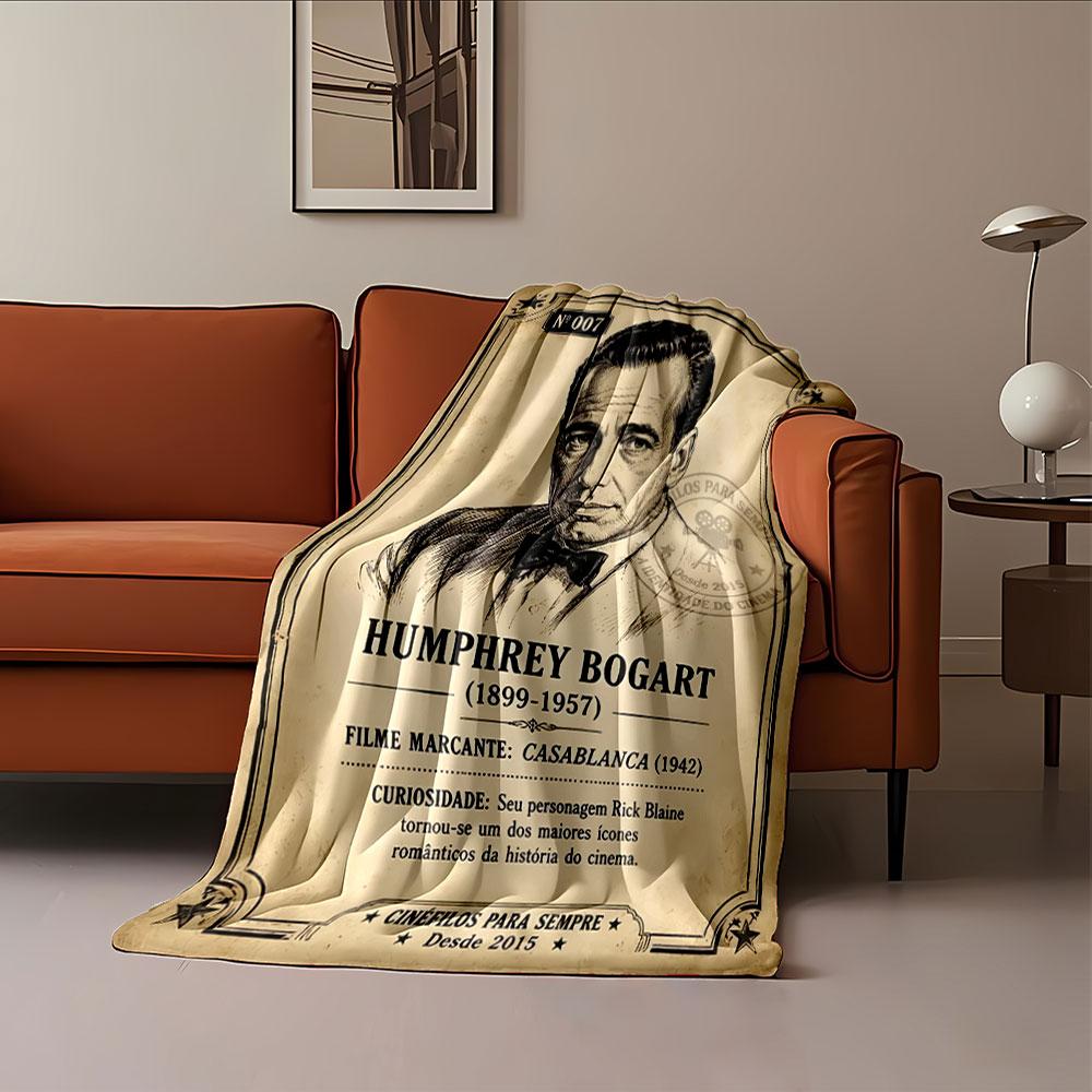 Classic Cinema Tribute Blanket for all seasons blanket lunch break throw gift