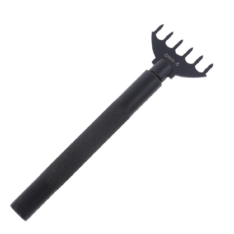 1/2/4/6 Prong Lacing Stitching Punch Leather Craft Tools 10-Piece Replaceable