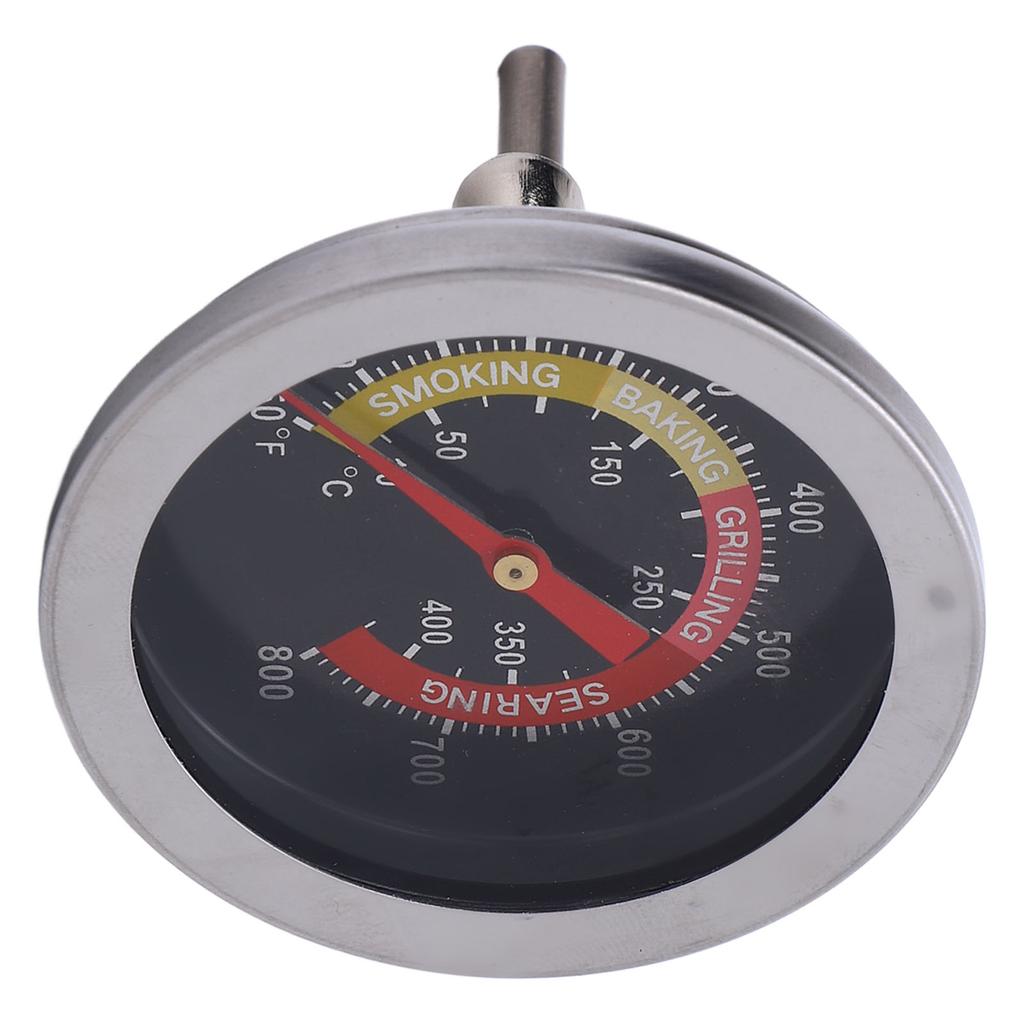 52mm Grilltemperaturmätare 50-800 Fahrenheit Mätområde Rostfritt stål BBQ Analog Temperaturmätare