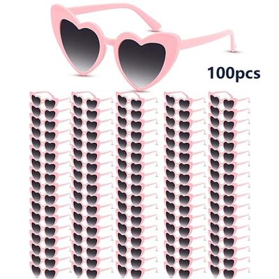 100 Paar Hochzeit Herzförmige Sonnenbrillen Party Sonnenbrillen Großhandel Hochzeitsgeschenke Junggesellinnenabschied Brautparty Gastgeschenke