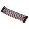 10Pcs Jump Wire Plastic Male to Female Connecting Cable for Computer Electronics 2.54mm