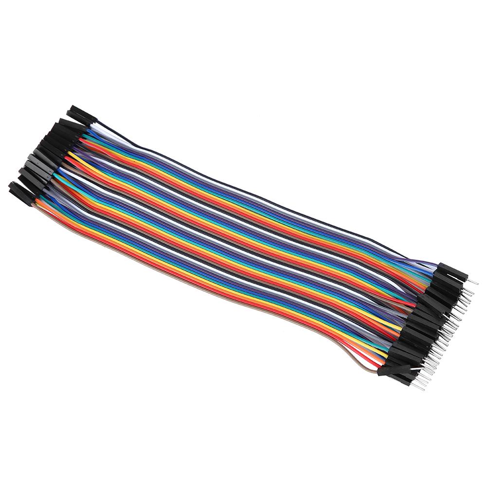 10Pcs Jump Wire Plastic Male to Female Connecting Cable for Computer Electronics 2.54mm