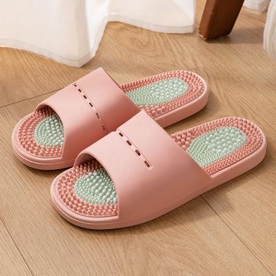 Chinelos Unisex de PVC Massagem Bem-Estar Chinelos de Casa Confortáveis Respiráveis Chinelos de Interior