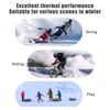 Winter Unisex Snowboard Ski Gloves Pu Leather Non-Slip Touch Screen Waterproof Motorcycle Cycling Fleece Warm Snow Gloves