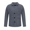 Men's Casual And Trendy British-style Solid-color Warm Cardigan Sweater, Men's Long-sleeved Button-up Stand-up Collar Sweater