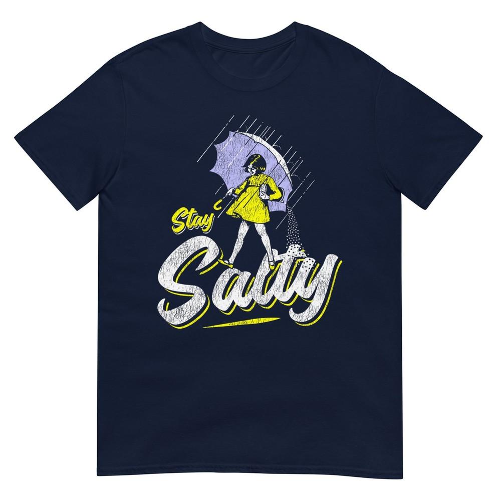 Vintage Salty Meme All These Flavors Girl Holding Umbrella TShirt