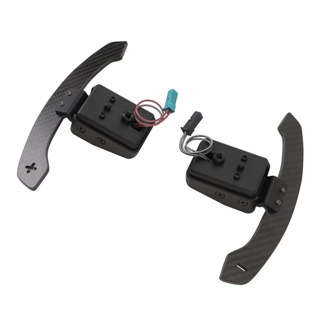 Pair of Steering Wheel Shift Paddle 14cm Metal Alloy Carbon Fiber Magnetic Shift Paddle for 2 3 4 5 6 7 Series G Chassis