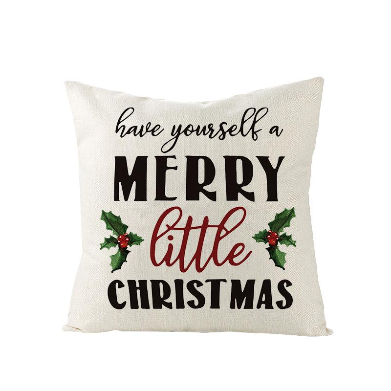 New Christmas Pillow Cover Nordic Farmhouse Pastoral Christmas Sofa Pillow Cushion Cover