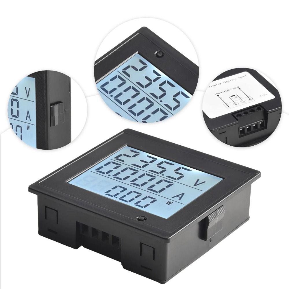 

DC6V-200V Electricity Voltage Amperage Detector Current Tester DC Voltmeter Voltage