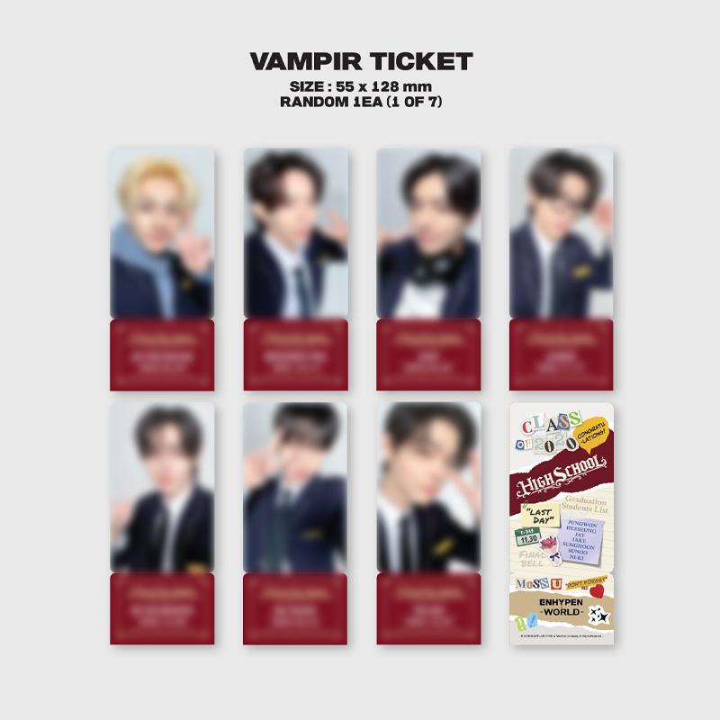 [PRE ORDER] ENHYPEN WORLD High School Coupon Card SPECIAL Ver.